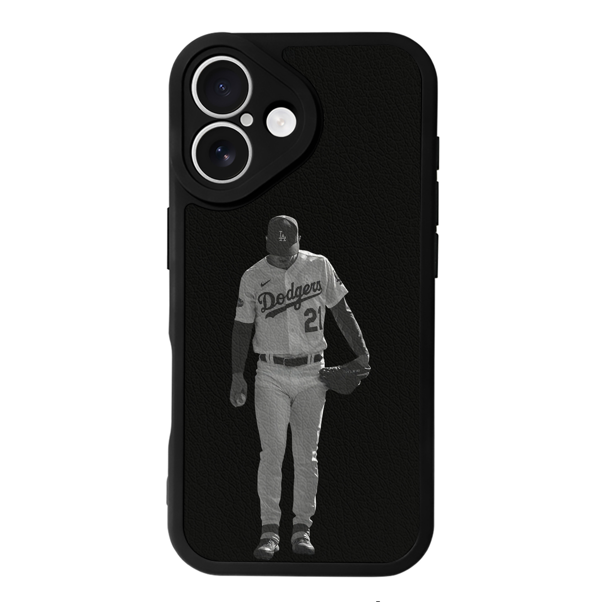  IPhone 16 Silicone Leather Case – UV Print, Lambskin Texture – Perfect Fit, Wireless Charging Compatible, Scratch Resistant, Precise Cutouts – Stylish Protection For IPhone 16